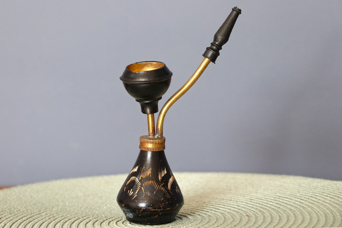 Small Brass Hookah. Handmade Smoking Pipe. Premium Hookah Etsy