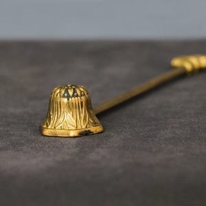 Vintage Brass Candle Snuffer, Boho Decor.  Brass Candle Douter, Candle Extinguisher, Candle Accessory.