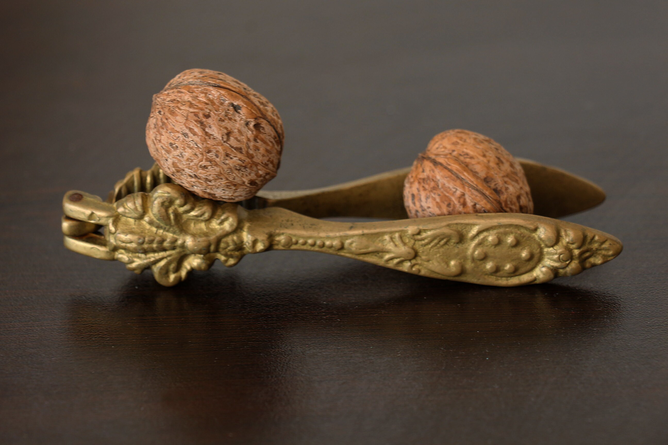 Antique Solid Brass Nutcracker Italian Brass Nutcracker Flor Etsy