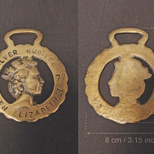 Antique Horse Brass Medallions. Queen, Skeleton Keys, Griffin, Bear. English Unique gift for the Home.