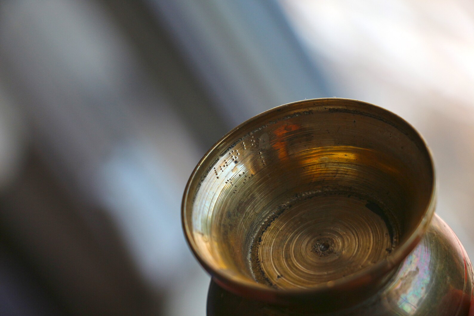 Vintage Brass Engraved Vase. Handmade Etched Brass Copper Etsy