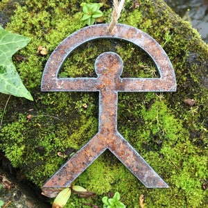 Rustic indalo Symbol 10cm image 1