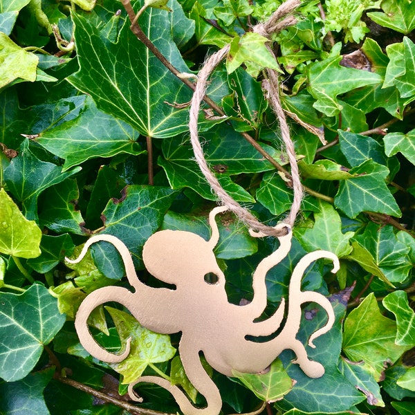 Octopus Hanging decor  (Gold) 10cm