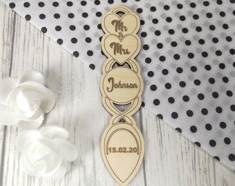 Personalised Engraved Wooden Wedding lovespoon  15cm 20cm 25cm wedding anniversary valentines love spoon