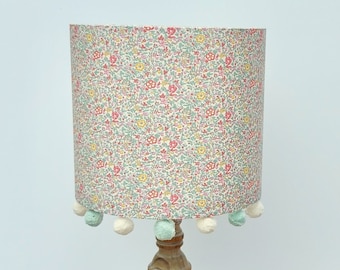 Liberty Lampshade - Pink Lampshade - Girls Bedroom - Katie and Millie