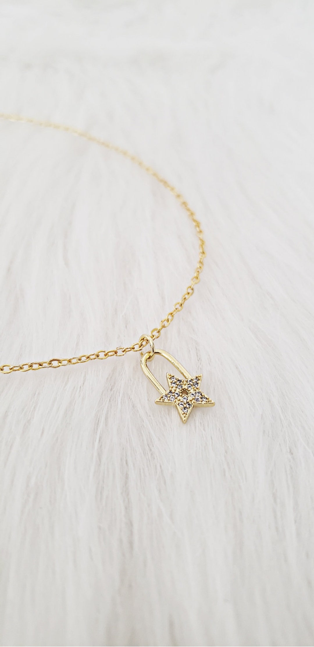 jewellerybox Collier et Pendentif Trombone en Argent Plaqué Or Rose 18 Carats 46cm