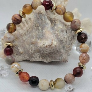 Mixed Gemstone Women&#39;s Bracelet | Stretch Bracelet | Jewelry for Women | Gift for Women | Artisan Bracelets | 7sixtyfivedesigns