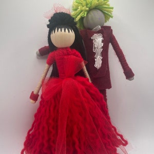 Beetlejuice Wedding DOLLS/ornaments/magnets