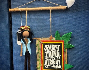 Bob Marley wall hanging/tiered tray/ornament