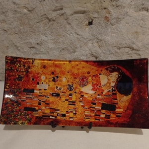 Muranoglas Mittelstück Platte - Murano Glasplatte