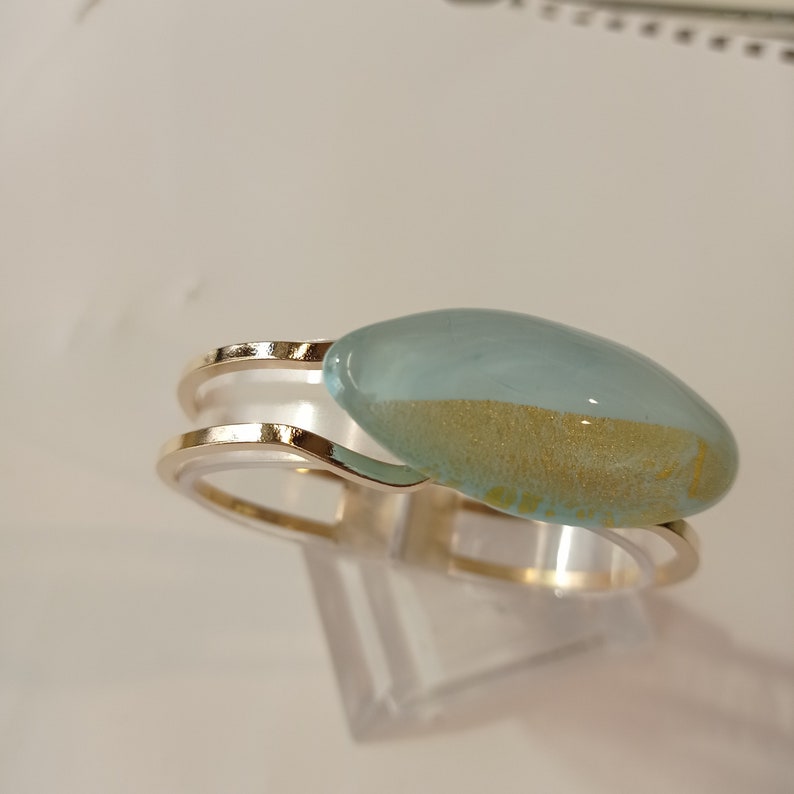 Murano glass bracelet with gold and silver Bracciale in Vetro di Murano con oro e argento