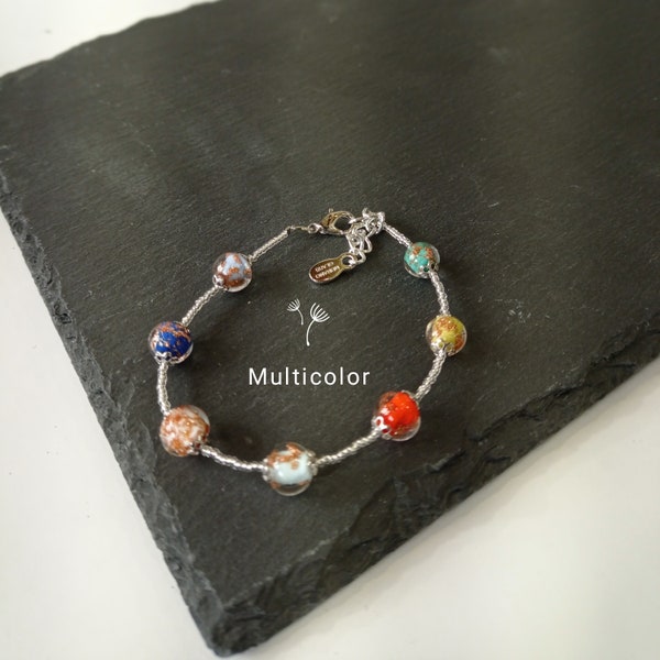 Murano Glass Beads Braceletes - Bracelets with Murano Glass Beads