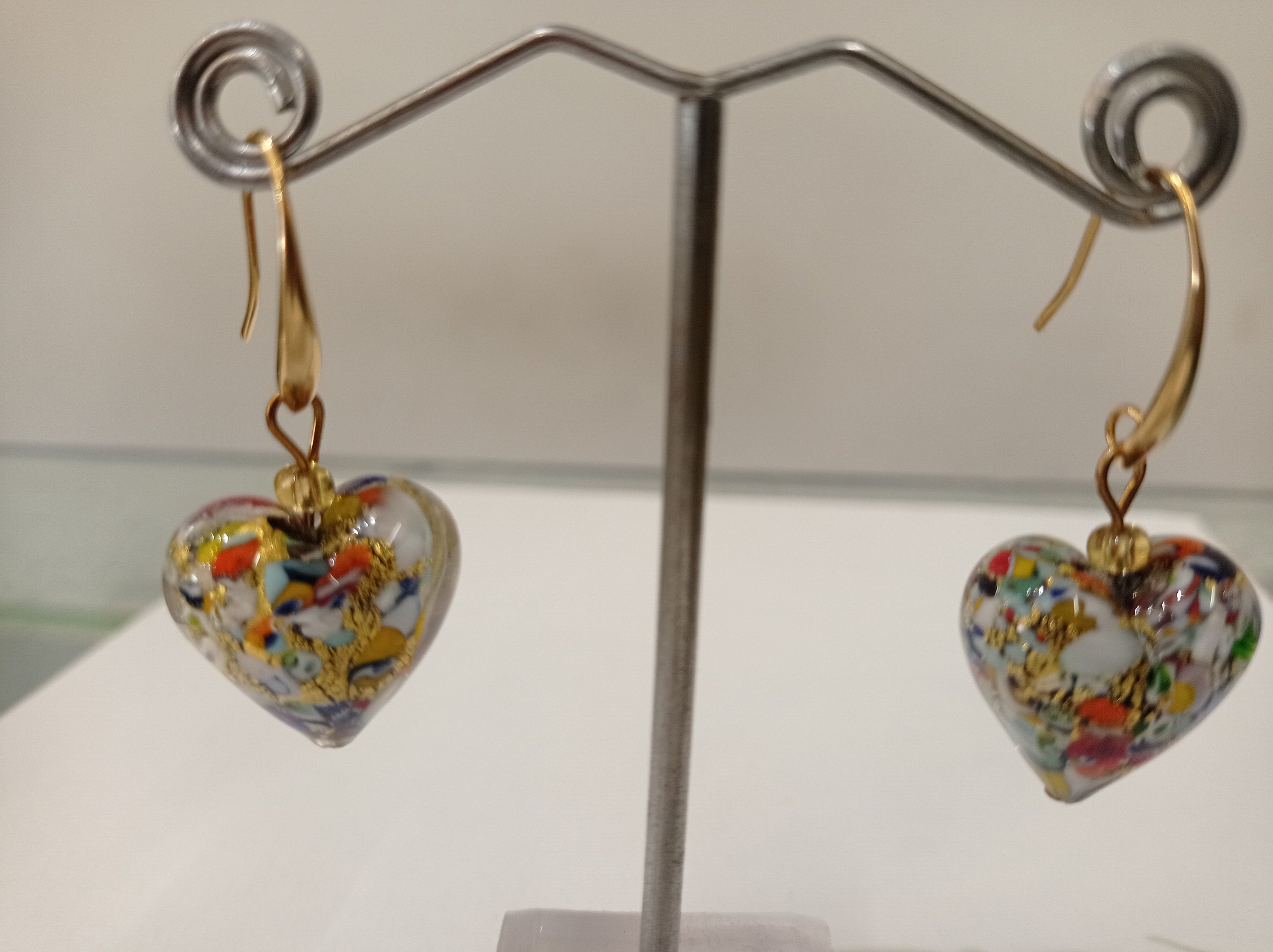 Glass Of Venice Orecchini A Palla In Vetro Di Murano Autentico - Verde Acqua, Fatti A Mano, Confezione Regalo