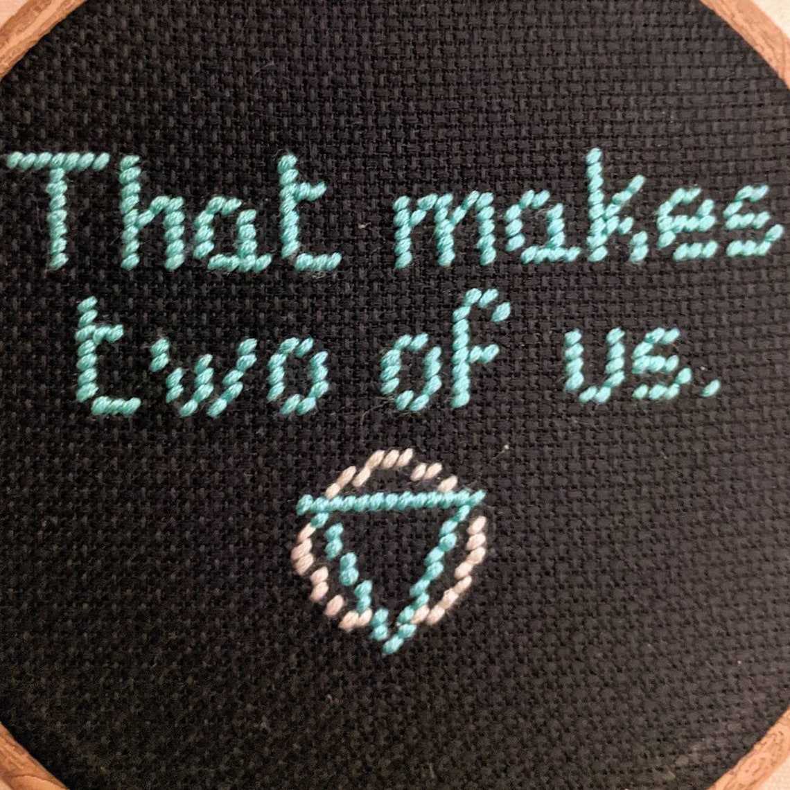 5 Inch Enter Shikari Stop The Clocks Lyrics Logo Cross Stitch Etsy