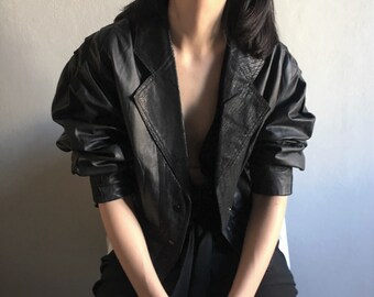 Leather bomber jacket | Etsy Leather bomber jacket | Etsy