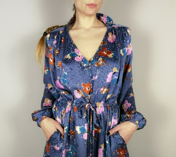ARTISANAL printed jacquard silk dress