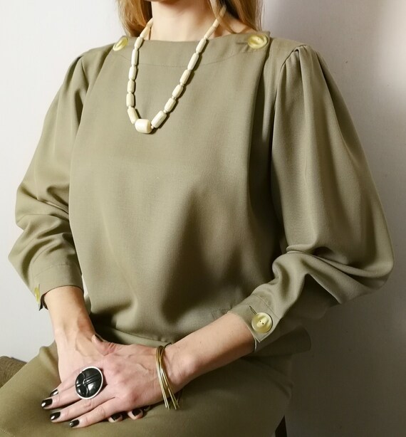 KRIZIA Poi wool gabardine dress
