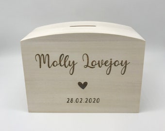 baby girl first money box