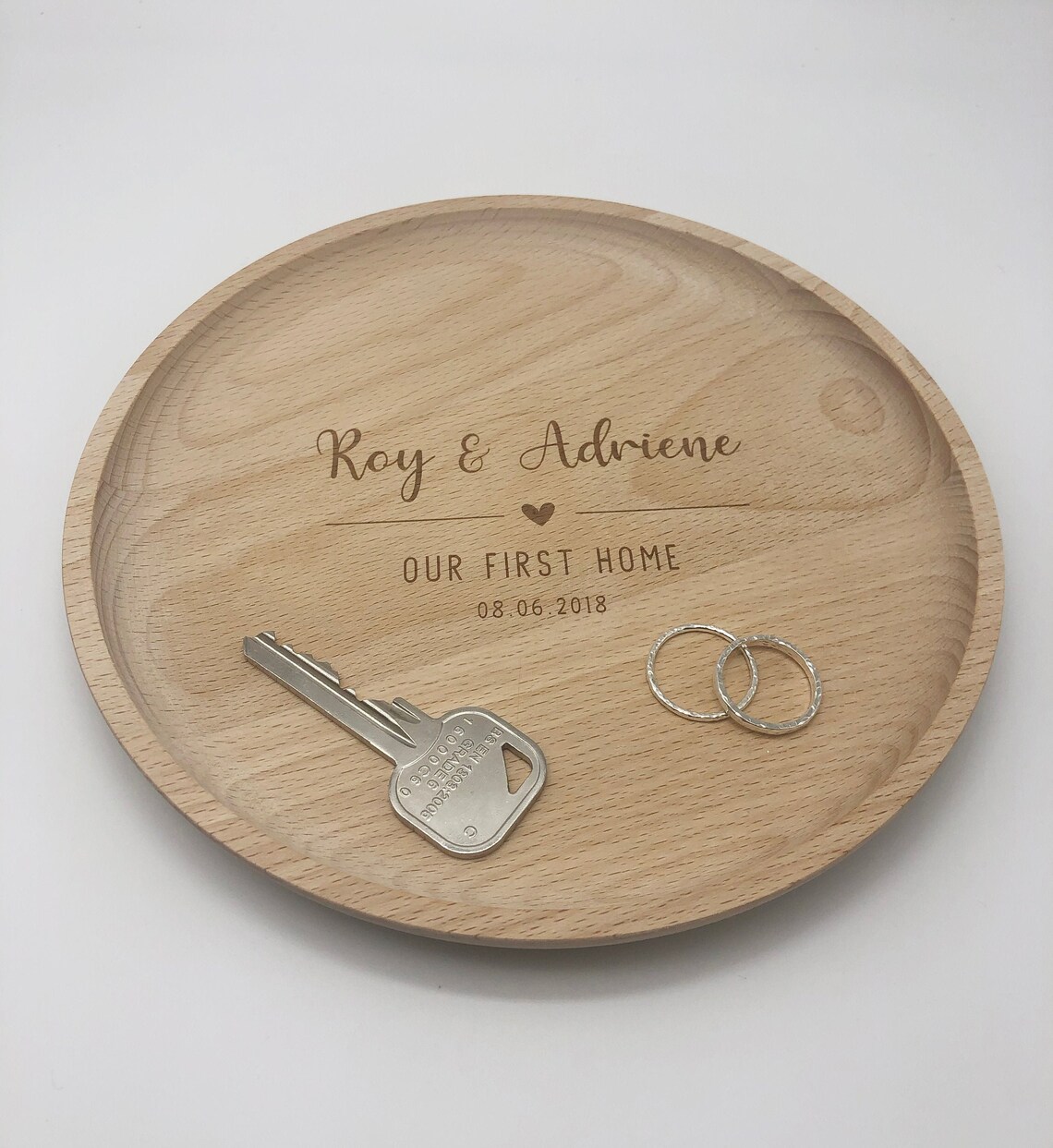 Personalised Key Tray First Home Gift New Home Gift Etsy