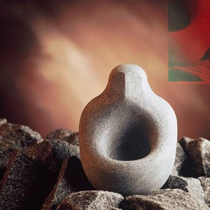 Sauna bowl for aromatic oil from soapstone - sauna spirit. 20ml