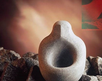 Sauna bowl for aromatic oil from soapstone - sauna spirit. 20ml