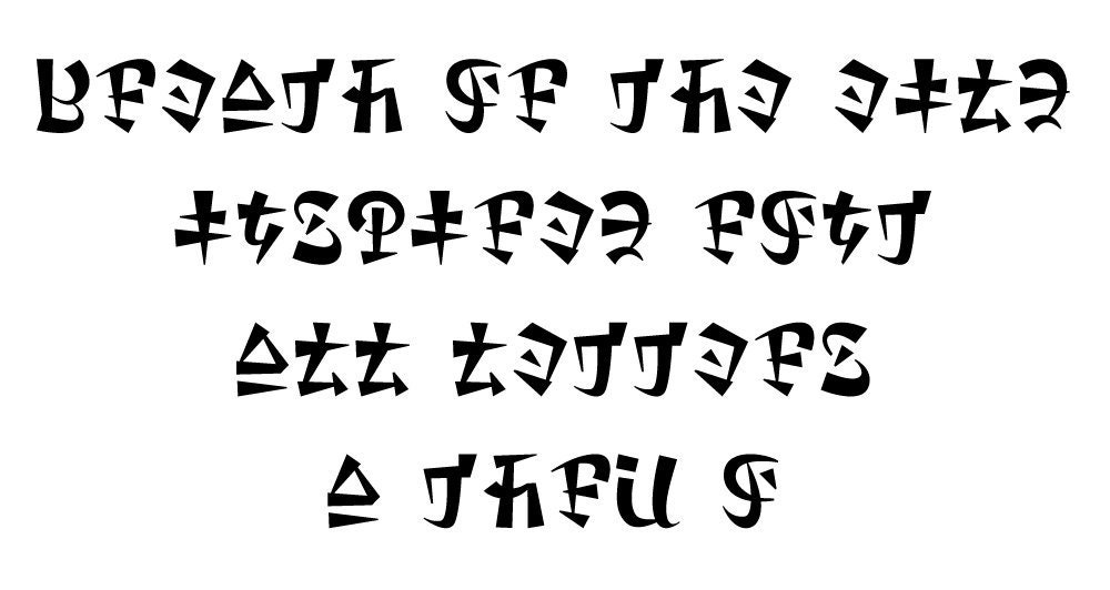 legend of zelda hylian font legend of zelda hylian font