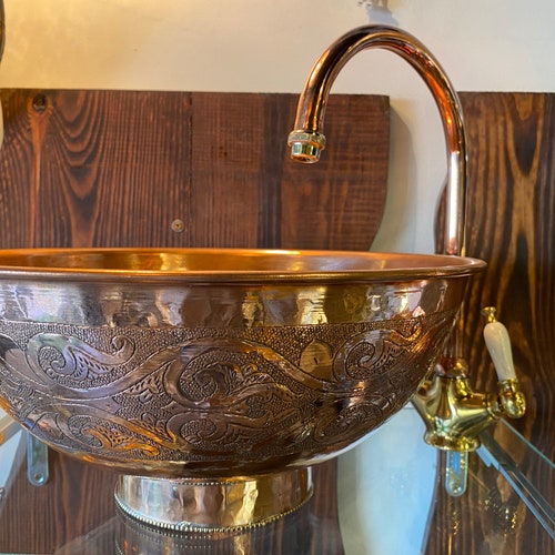 Copper Sink Etsy