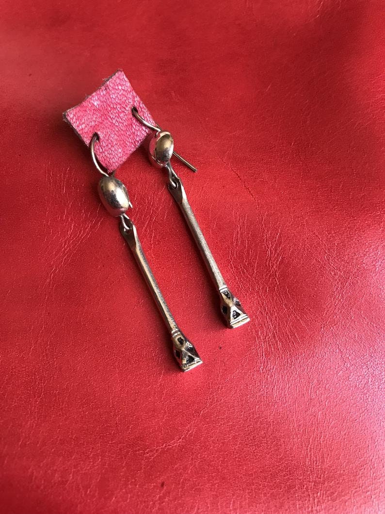 Free Jewelry Metal Earrings Color Silver Tuareg Nomads Morocco Niger Ethnic African Tuareg Jewelry Silver Earrings Jewelry Dangle Drop Earrings