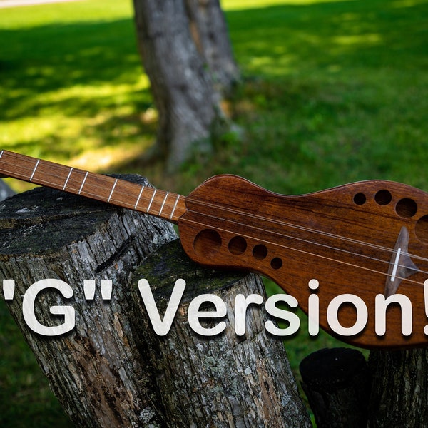 Special "G" Boondocker - All Mahogany "Walking Dulcimer" in "GDG" tuning. Small, lightweight, great for travel. Anyone can play!