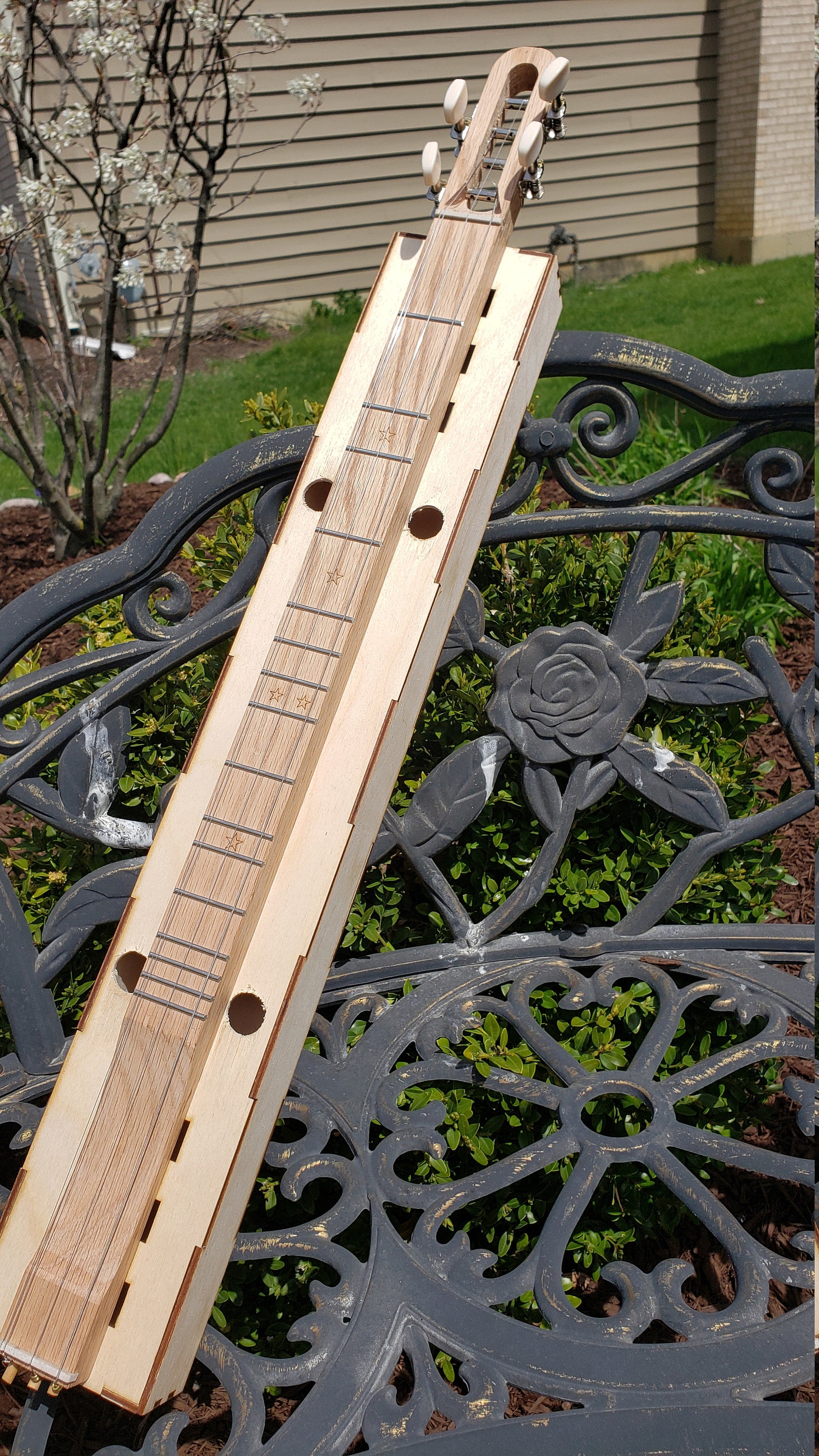 ALL WOOD Easy Build Mountain Dulcimer Kit FREE MelBay book Etsy