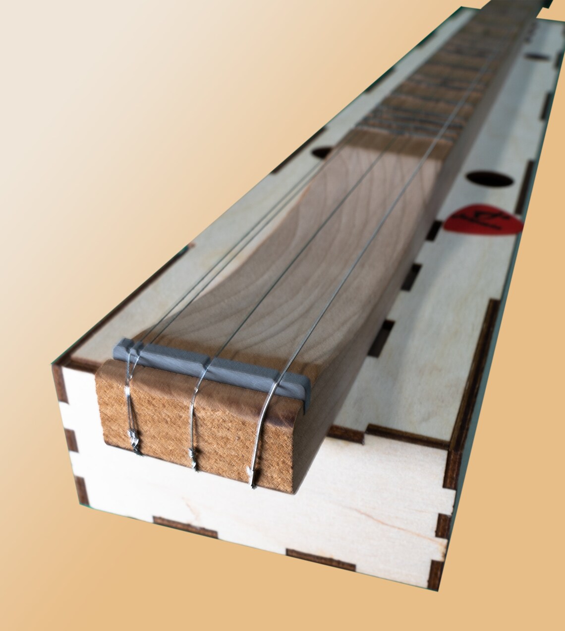 DIY Easy Build ALL WOOD 4string Mountain Dulcimer Kit Etsy