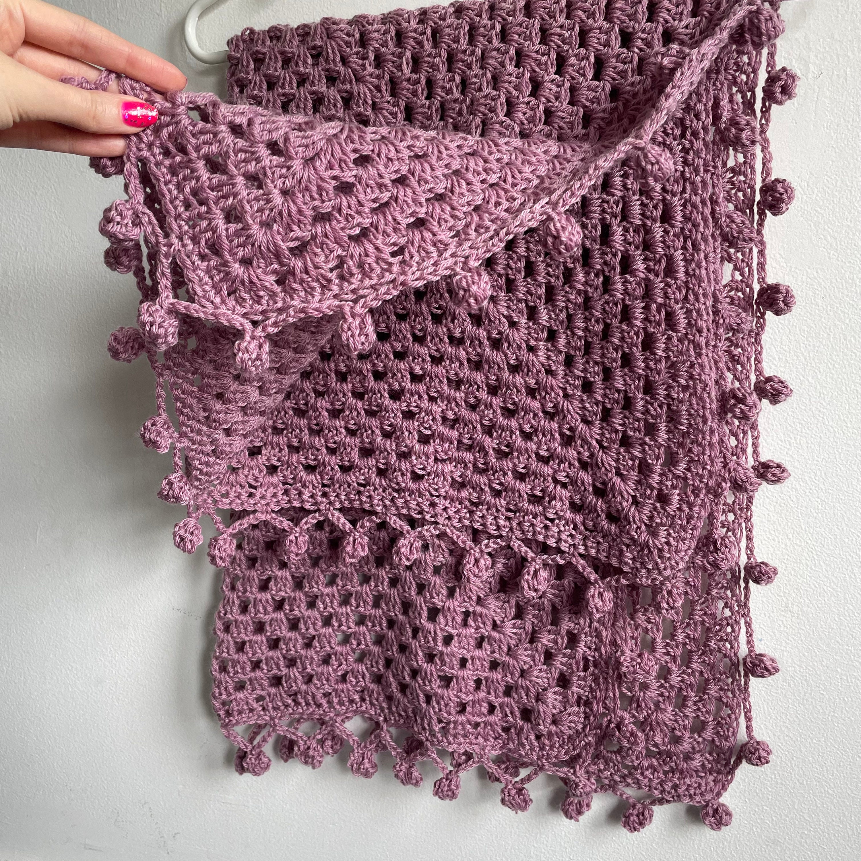Plum baby blanket hotsell