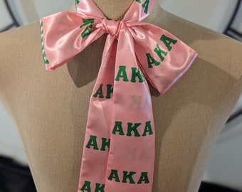 Greek Letter Skinny Scarf