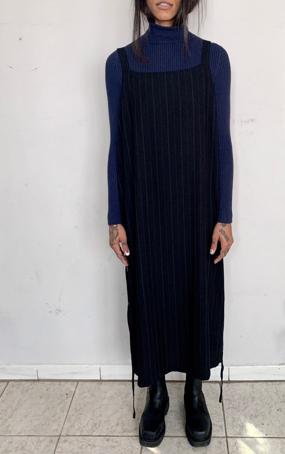 Wool Spaghetti Strap Maxi Dress