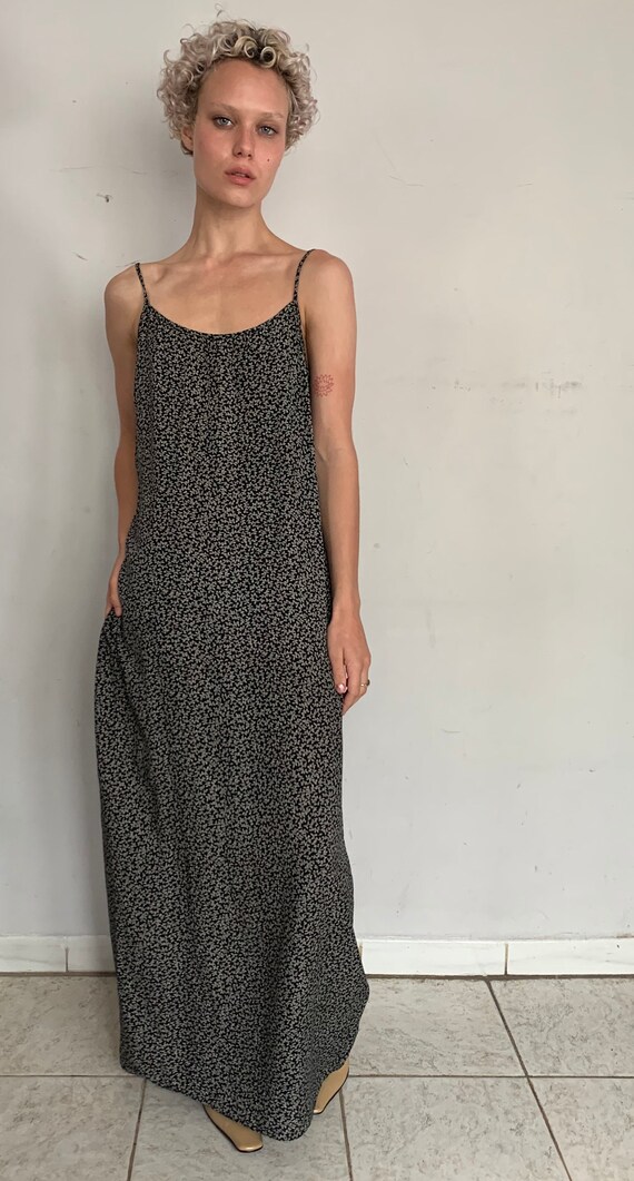 Floral Silk Slip Dress
