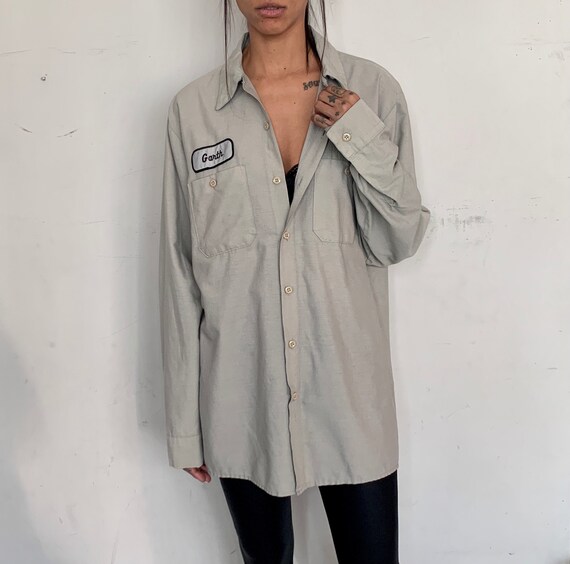 Rare Distressed Work Shirt, Garth
