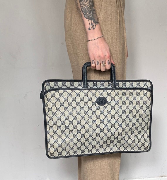 RARE 1980s Gucci Laptop Bag