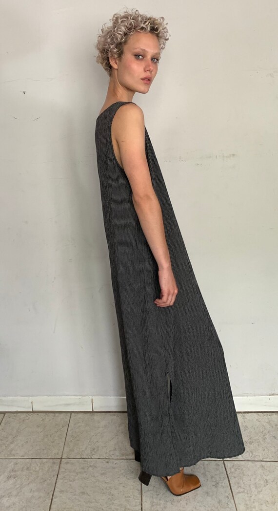 Check Print Tent Dress