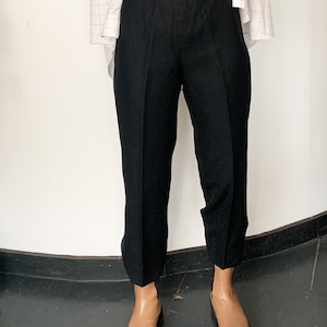 High Rise Linen Trousers, Night