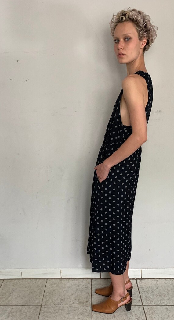 Polka Dot Billowy Jumpsuit
