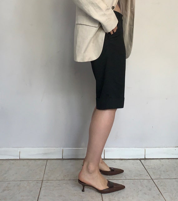 Low Rise Bermuda Shorts