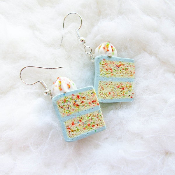 Cake Slice Earrings Etsy