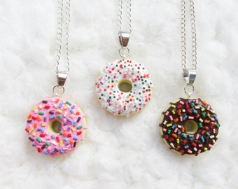 Doughnut Necklace | Etsy