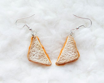 Grilled Cheese Earrings, Sandwich Earrings, Polymer Clay, Food Earrings, Cute Earrings, Grilled Cheese