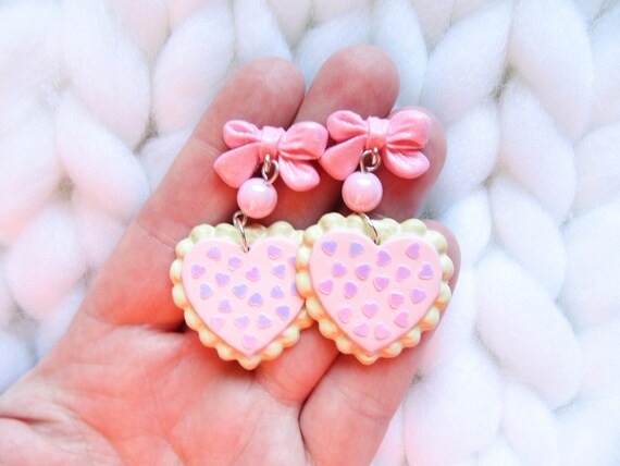 Valentine heart best sale earrings