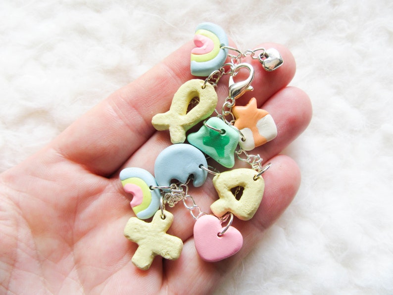 Lucky Charms Bracelet Kawaii Bracelet Cute Bracelet Cereal Etsy