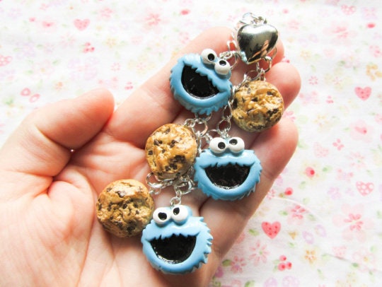 Cookie Monster Polymer Clay Slices – Twinkletoes Glitter and More
