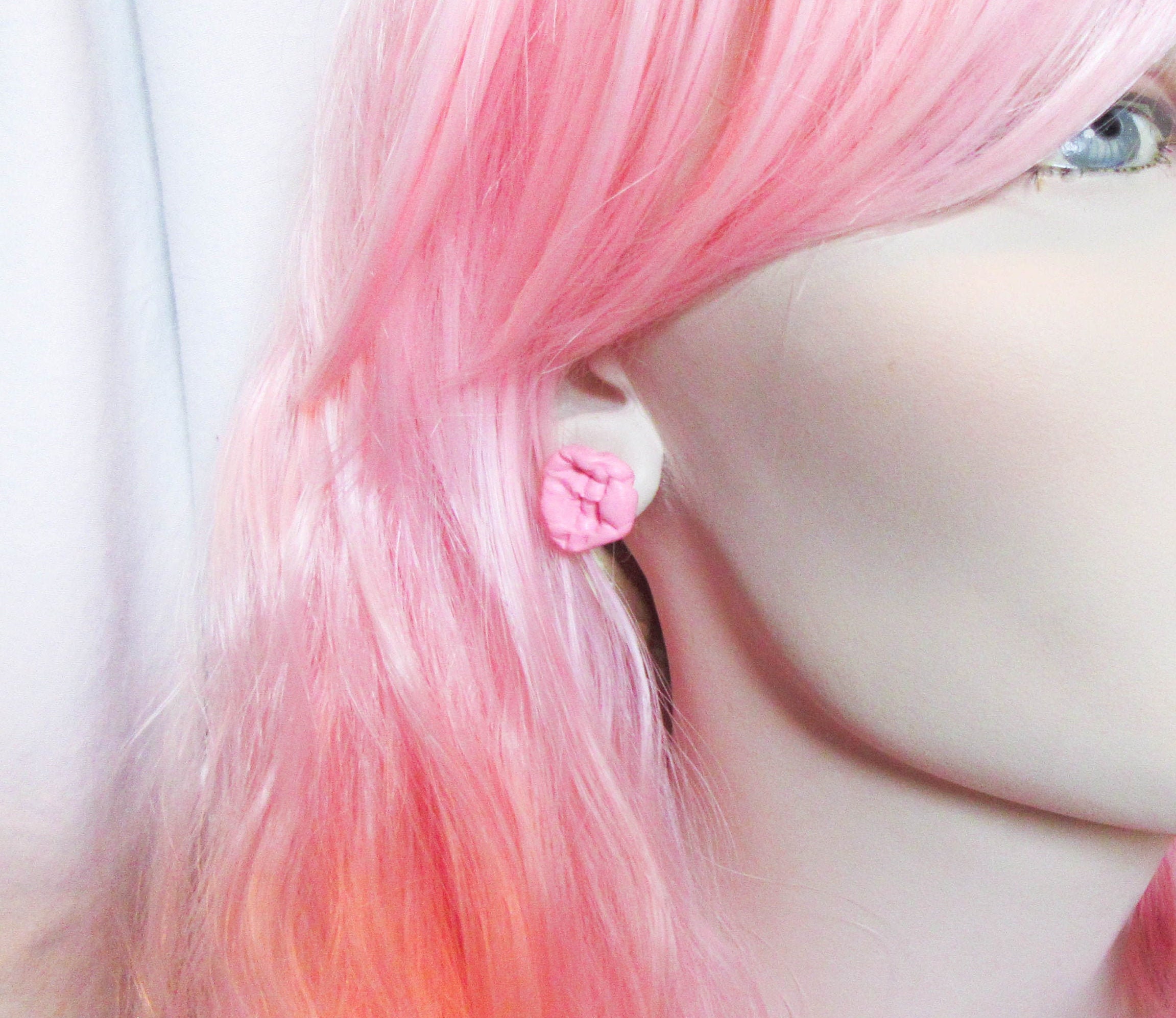 Kaugummi Ohrringe Kaugummi Ohrringe Bubblegum Ohrringe Pink - Etsy.de