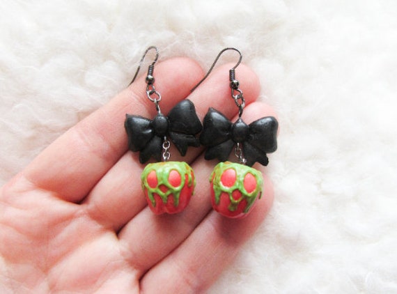 Poison apple earrings best sale