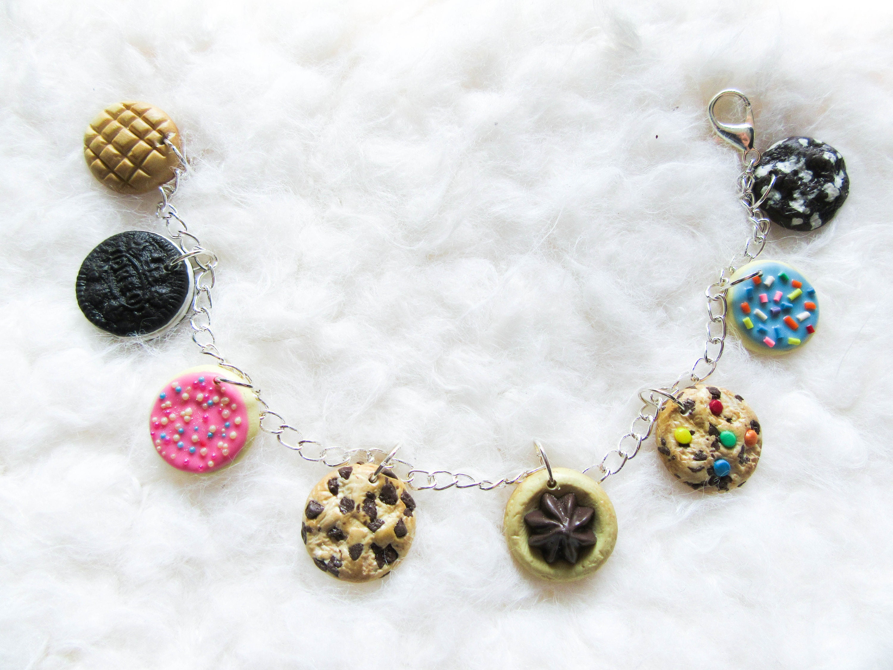 Lucky Charms Bracelet, Kawaii Bracelet, Cute Bracelet, Cereal, Food Bracelet,  Dessert, Polymer Clay, Bracelet -  Denmark